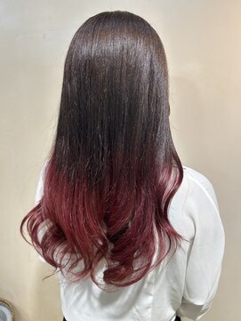 アズールサン 草加西口店(azule-sun) グラデーションカラー,レッド,ヴィヴィットカラー【草加】