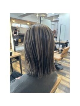 アーシェ 横浜店(A'SHE) アンブレラカラー　グレージュ　ブリーチ　横浜