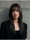 フェイスフレーミングネオウルフくびれボブウルフパーマミニボブ