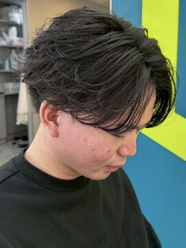 ダズル ヘア ラッシュ(DAZZLE hair RUSH) 八事毛流れセンターパートニュアンスパーマフェザーパーマ緩め