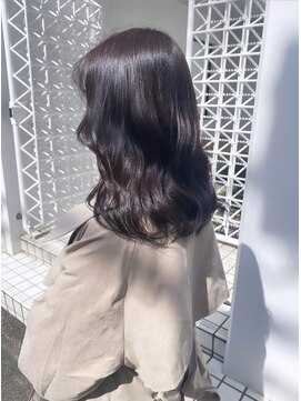 テーラヘアー 石岡店(TELA HAIR) ラベンダーグレージュ・艶カラー