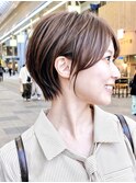 似合わせカット30代40代50代ショートボブくびれレイヤーカット