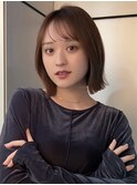 ☆春日☆ニュアンスウルフワンホンレイヤーダークブルーボブ154
