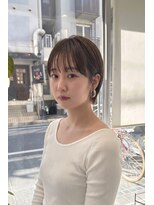 トレ(tre.)&nbsp;小顔前髪の艶ショートボブ