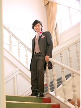 アルファーカット イチノハシ(ALPHACUT ichinohashi) メンズゆるウェーブスタイル