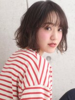 シオン 天神大名(sion) ウェーブ×シースルーバングボブ