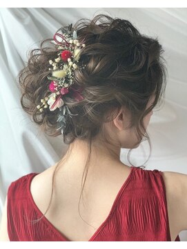ヘアメイクサロンシャルメ(Hair Make Salon CHARMER) CharmeRふわふわアップスタイル☆