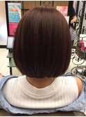 レッドブラウン×まるボブ