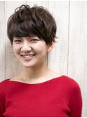 小顔マニッシュハンサムショート