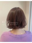 ラベンダーピンクボブ