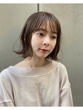 エマ ギンザ(EMMA GINZA) ナチュラル可愛いくびれ冬ボブ