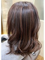 シェルビー 新宿(SHELBe)&nbsp;小顔×ピンクココアベージュ[新宿/白髪染め/ヘッドスパ]