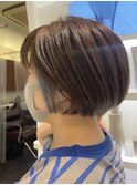 丸みショートボブ
