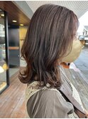 くびれレイヤー×ラベンダーグレージュ