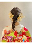 水引きヘアセット