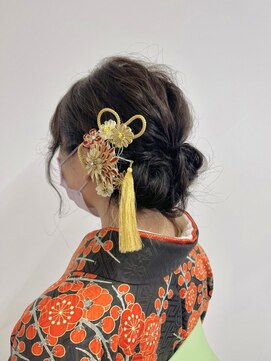 ベルクープス 天王寺店(Belle Coupes) 【BelleCoupes】岡本真由美 卒業式 袴着付けヘアセット