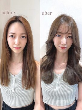 ミラリー トウキョウ(Mirareee Tokyo) 20代30代40代◎エギョモリ２wayバング小顔矯正立体カット