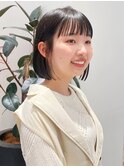 まとまるミニボブ*ショートボブ*グレージュカラー*髪質改善