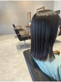 切りっぱなしボブ