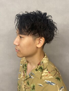 ソアー 新大阪(SOAR) ツーブロック波巻きマッシュパーマツーブロック【新大阪】