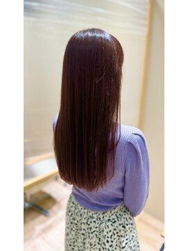 ジーナ 川崎(Zina) 髪質改善＊艶ショコラレッドブラウン＊【Zina高橋】