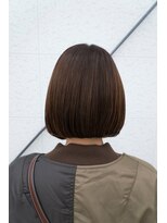 ビーヒアナウ N゜03 金沢駅西店(BE HERE NOW)&nbsp;ナチュラルボブ-切りっぱなしボブ-ストレートボブ20代30代40代