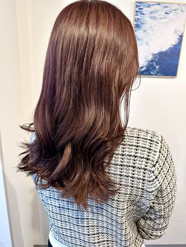 マリン(Marine) 20代30代ブリーチなし透明感ピンクグレージュ