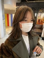 ノラ ヘアーサロン(NORA HAIR SALON)&nbsp;【akane】デザインカラーハイライトローライト韓国レイヤー