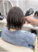 @sei___sandイメチェン/切りっぱなしボブ/鹿児島中央駅