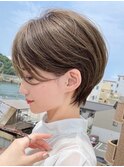 20代30代40代50代耳かけショート前髪なしハンサムショートカット