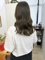 イコ 表参道原宿(ico)&nbsp;オリーブグレージュ イルミナカラー 透明感カラー