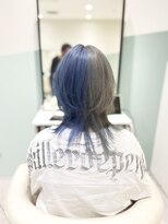 テン(天 ten)&nbsp;ツートーンカラー×シルバー×ブルー