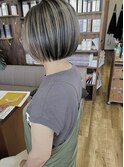 ミニボブ*アンブレラカラー*グレージュBambi松平愛