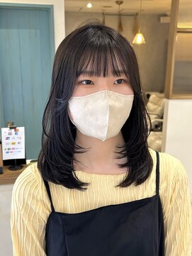 ハイル(Heil) 《kana》*ミディアムレイヤー*ザクザクレイヤー*ダークブラウン*