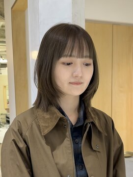 ミル(milu) 【ami】ボブ/切りっぱなしボブ/顔まわりレイヤー/四条/河原町