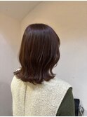 くびれヘア/ピンクブラウン/20代30代