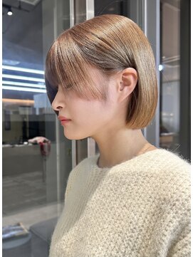 カケル(×.) 顔周りレイヤー/まろみカラー/ミニボブ