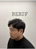 大人な雰囲気を出すアップバング×ベーシックパーマ!!