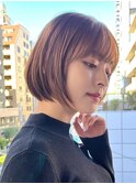 30代40代大人女性/前髪ありショートボブ/ショートヘア/髪質改善