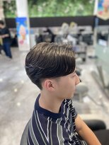 イメージア 町田店(IMAGE A) センターパートツーブロメン@30代40代50代60代