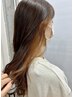 【ポイントカラーを楽しむ◎】インナーカラー+カット