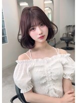 リッカ(LICCA) 【RINA】韓国風☆トップレイヤーでふんわりボブヘア