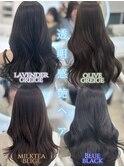 透明感韓国カラー/春夏人気/ラベンダーオリーブブルーグレージュ