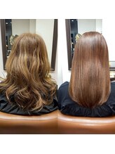 ベルサロンドゥコワフュール(Belle salon de coiffure) パサついた髪も艶髪へ
