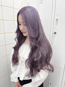 ガーランド(Girland) 【girland】ラベンダー 韓国風/レイヤーカット