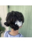 ツインお団子/浴衣ヘアセット/ヘアアレンジ