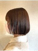 切りっぱなしボブ