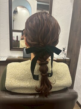 アミリー ひたち野うしく店(Amily) ハイライトバレイヤージュダブルカラーケアブリーチ20代30代