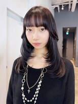 アルバム 銀座(ALBUM GINZA)&nbsp;ロング顔周りレイヤーおくれ毛前髪カット美髪_F30640