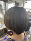 髪質改善ストレートのツヤ髪のツヤツヤ